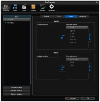 Miniatura Zoiper Software VoIP