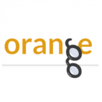 Orange Minería de Datos logotipo